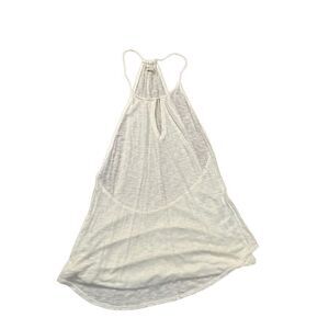 Silence + Noise off white sleeveless oversized fit shirt sz small